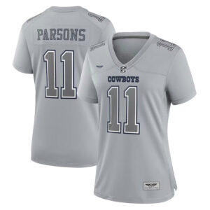 Micah Parsons Dallas Cowboys CJP Apparel Women's Atmosphere Fashion Game Jersey - Gray