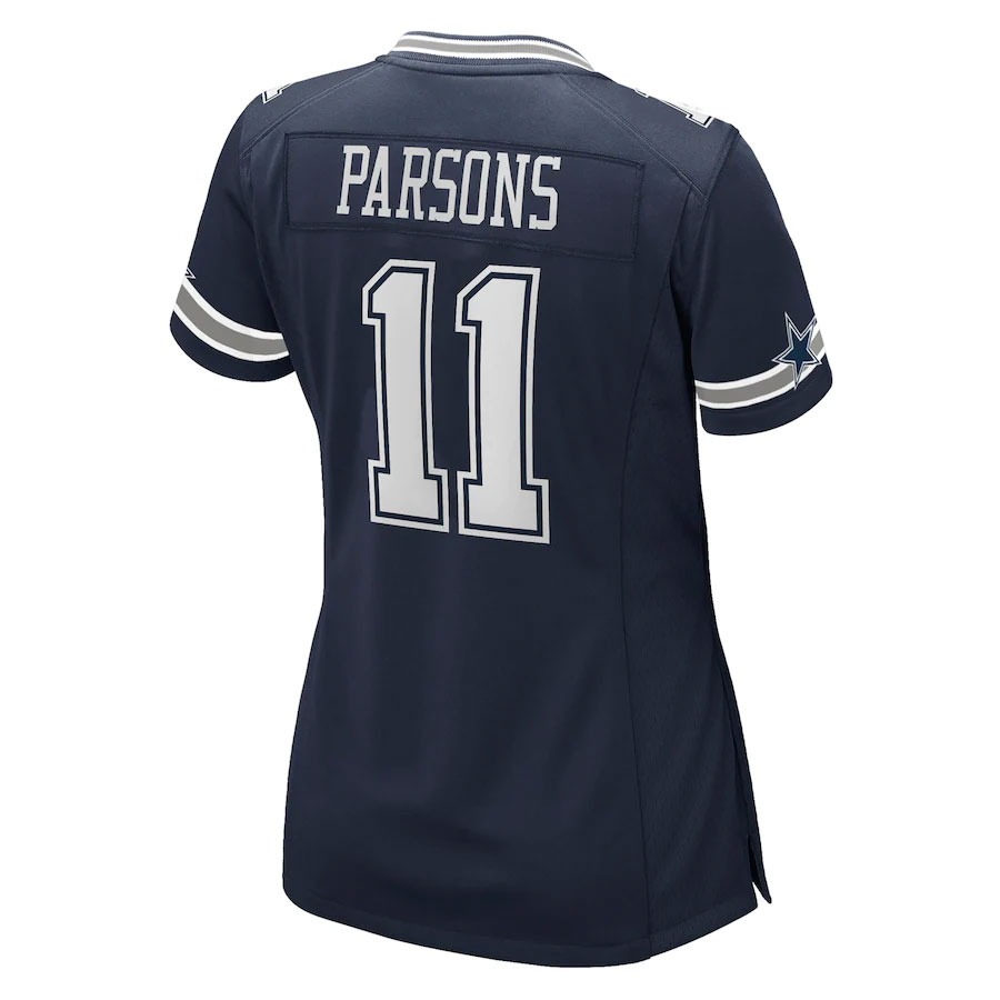 Micah-Parsons-Dallas-Cowboys-CJP-Apparel-Women's-Game-Jersey---Navy.Back-Viwe