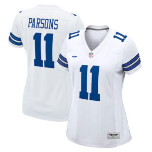 Micah Parsons Dallas Cowboys CJP Apparel Women's Game Jersey - White