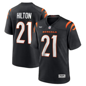 Mike Hilton Cincinnati Bengals  CJP Apparel Game Player Jersey - Black