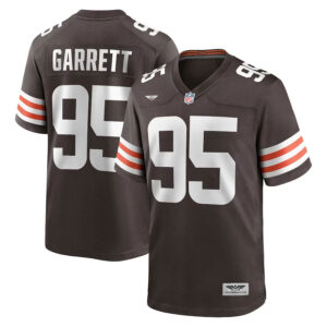Myles Garrett Cleveland Browns CJP Apparel Game Jersey - Brown