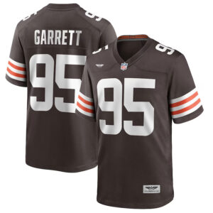 Myles Garrett Cleveland Browns CJP Apparel Game Player Jersey - Brown