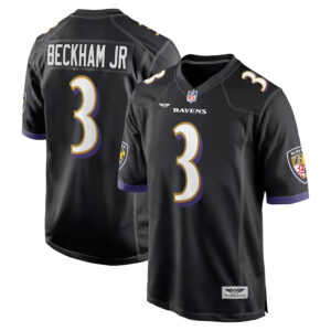 Odell Beckham Jr. Baltimore Ravens CJP Apparel Alternate Game Jersey - Black