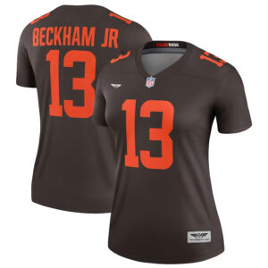 Odell Beckham Jr. Cleveland Browns CJP Apparel Women's Alternate Legend Jersey - Brown