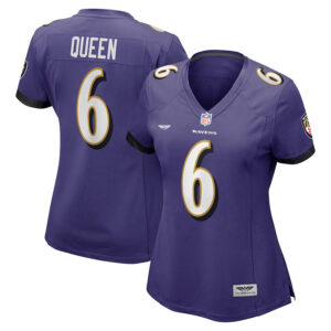 Patrick Queen Baltimore Ravens CJP Apparel Women's Game Player Jersey - Purple