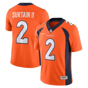 Patrick Surtain II Denver Broncos CJP Apparel Vapor Untouchable Limited Jersey - Orange