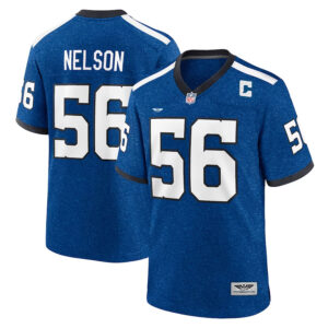 Quenton Nelson Indianapolis Colts CJP Apparel Indiana Nights Alternate Game Jersey - Royal