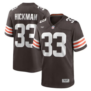 Ronnie Hickman Cleveland Browns CJP Apparel Team Game Jersey - Brown