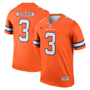 Russell Wilson Denver Broncos CJP Apparel Alternate Legend Jersey - Orange