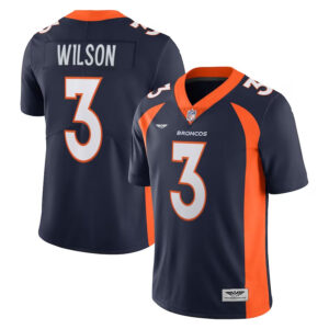 Russell Wilson Denver Broncos CJP Apparel Alternate Vapor Limited Jersey - Navy