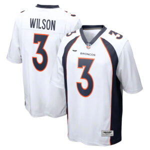 Russell Wilson Denver Broncos  CJP Apparel Game Jersey - White