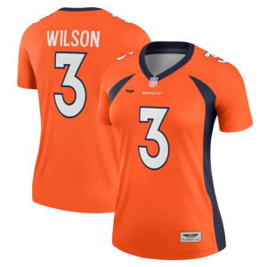 Russell Wilson Denver Broncos  CJP Apparel Women's Alternate Legend Jersey - Orange