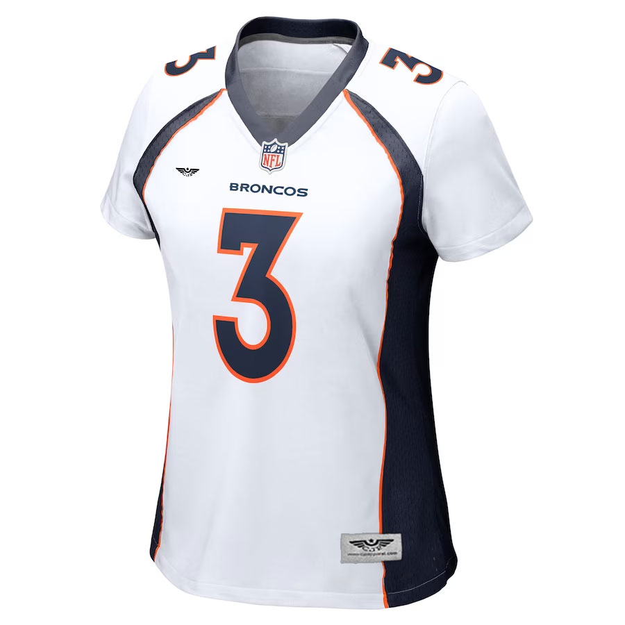 Russell-Wilson-Denver-Broncos-CJP-Apparel-Women's-Player-Jersey---White.Furent-Viwe