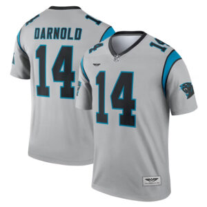Sam Darnold Carolina Panthers CJP Apparel  Inverted Legend Jersey - Silver