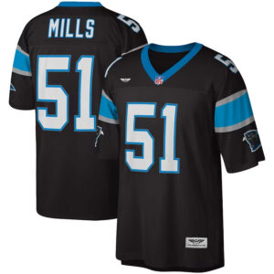 Sam Mills Carolina Panthers CJP Apparel Legacy  Jersey - Black