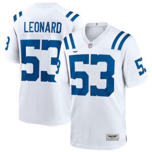 Shaquille Leonard Indianapolis Colts CJP Apparel Game Player Jersey - White