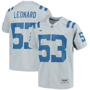 Shaquille Leonard Indianapolis Colts CJP Apparel Inverted Team Game Jersey - Gray