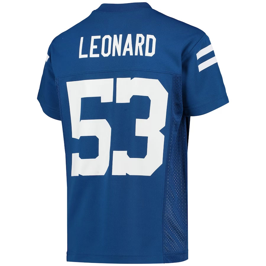 Shaquille-Leonard-Indianapolis-Colts-CJP-Apparel-New-Player-Jersey---Royal.Back-Viwe
