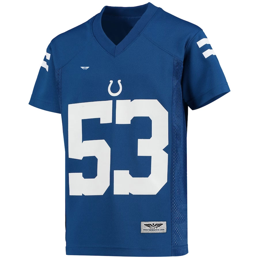 Shaquille-Leonard-Indianapolis-Colts-CJP-Apparel-New-Player-Jersey---Royal.Furent-Viwe
