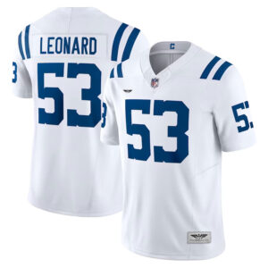 Shaquille Leonard Indianapolis Colts CJP Apparel Vapor F.U.S.E. Limited Jersey - White