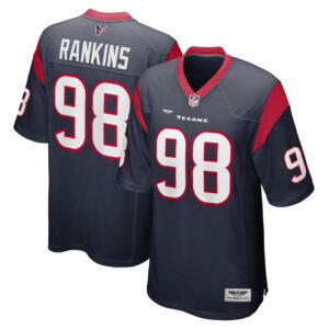 Sheldon Rankins Houston Texans CJP Apparel Game Player Jersey - Navy