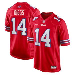 Stefon Diggs Buffalo Bills CJP Apparel Alternate Game Jersey - Red