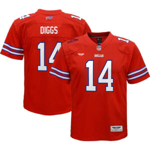 Stefon Diggs Buffalo Bills CJP Apparel Game Jersey - Red