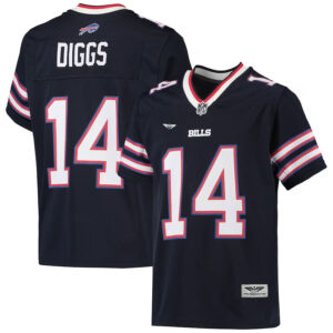 Stefon Diggs Buffalo Bills CJP Apparel Inverted Team Game Jersey - Navy