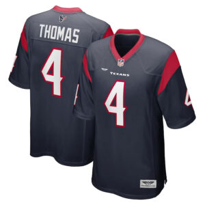Tavierre Thomas Houston Texans CJP Apparel Team Game Jersey - Navy