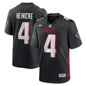 Taylor Heinicke Atlanta Falcons CJP Apparel Game Player Jersey - Black