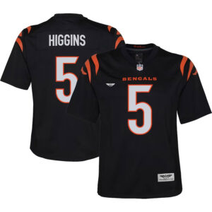Tee Higgins Cincinnati Bengals  CJP Apparel Game Jersey - Black