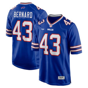 Terrel Bernard Buffalo Bills CJP Apparel Game Player Jersey - Royal