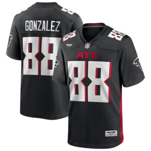 Tony Gonzalez Atlanta Falcons CJP Apparel Game Retired Player Jersey - Black