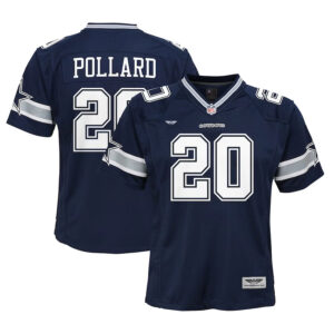 Tony Pollard Dallas Cowboys CJP Apparel Game Jersey - Navy