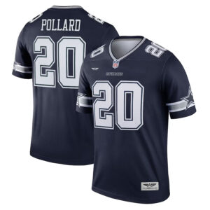 Tony Pollard Dallas Cowboys CJP Apparel Men's Legend Player Jersey - Navy
