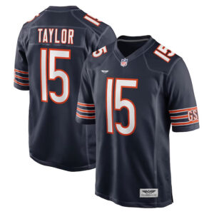 Trent Taylor Chicago Bears CJP Apparel Team Game Jersey - Navy