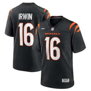 Trenton Irwin Cincinnati Bengals  CJP Apparel Game Player Jersey - Black