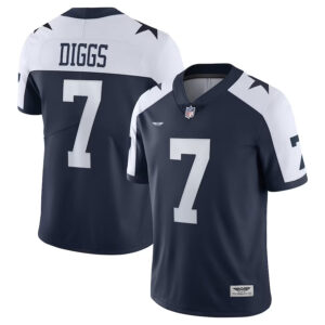 Trevon Diggs Dallas Cowboys CJP Apparel Alternate Vapor Limited Jersey - Navy