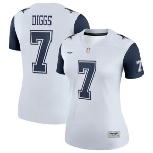 Trevon Diggs Dallas Cowboys CJP Apparel Women's Alternate Legend Jersey - White