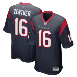 Ty Zentner Houston Texans CJP Apparel Team Game Jersey - Navy