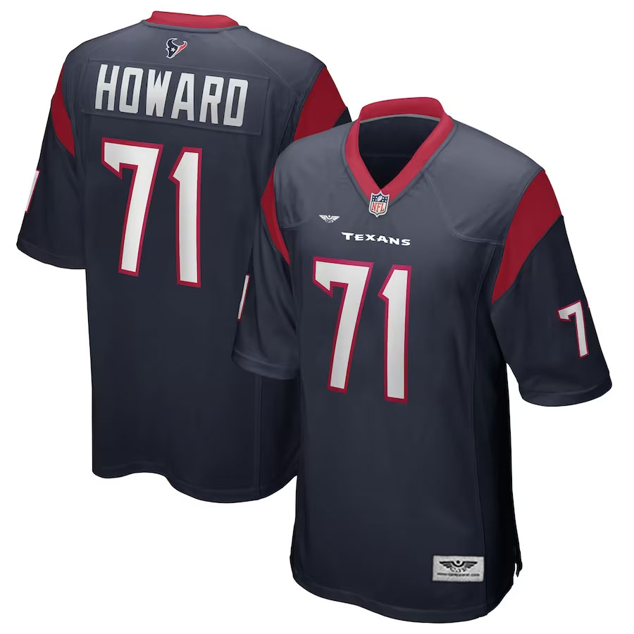 Tytus-Howard-Houston-Texans-CJP-Apparel-Game-Jersey---Navy