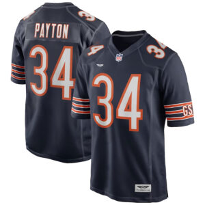 Walter Payton Chicago Bears CJP Apparel Game Retired Player Jersey - Navy