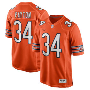 Walter Payton Chicago Bears CJP Apparel Retired Player Jersey - Orange
