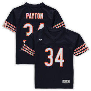 Walter Payton Chicago Bears CJP Apparel Male Preschool Retired Legacy Jersey - Navy