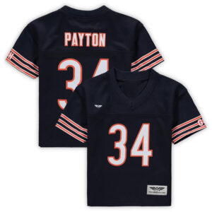 Walter Payton Chicago Bears CJP Apparel 1985 Retired Legacy Jersey - Navy