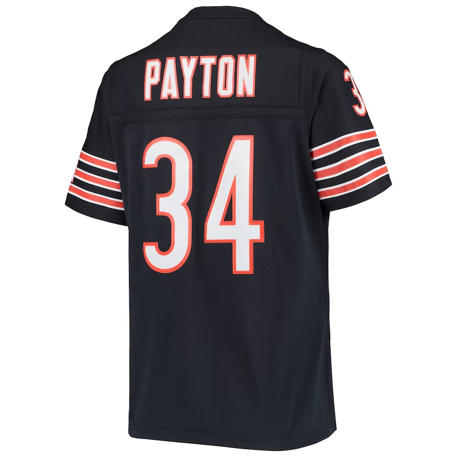 Walter-Payton-Chicago-Bears-Mitchell-&-Ness-Women's-1985-Legacy-New-Jersey---Navy.Back-Viwe