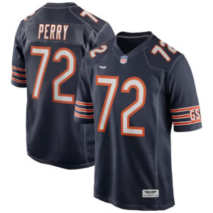 William Perry Chicago Bears CJP Apparel Game Retired Player Jersey - Navy