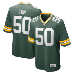 Zach Tom Green Bay Packers  CJP Apparel Game Player Jersey - Green