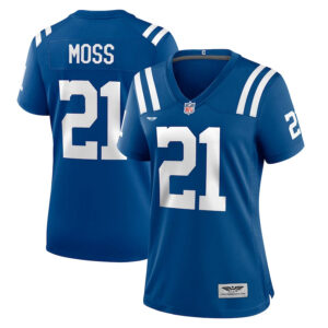Zack Moss Indianapolis Colts CJP Apparel Women's Game Player Jersey - Royal