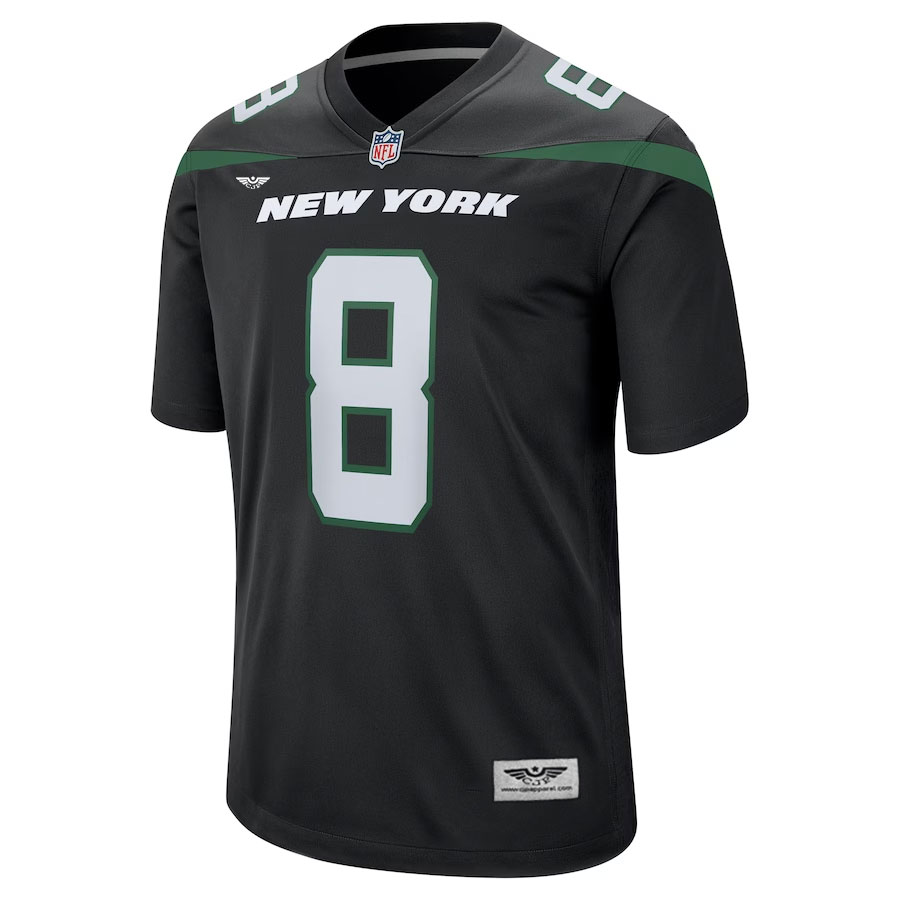 Aaron-Rodgers-New-York-Jets-CJP-Apparel-Youth-Game-Jersey---Black.Furent-Viwe